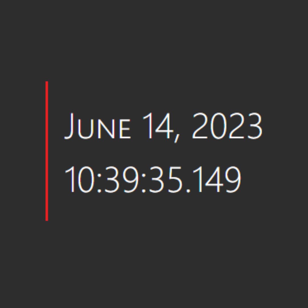 create a real-time clock in javascript with date and milliseconds.jpg